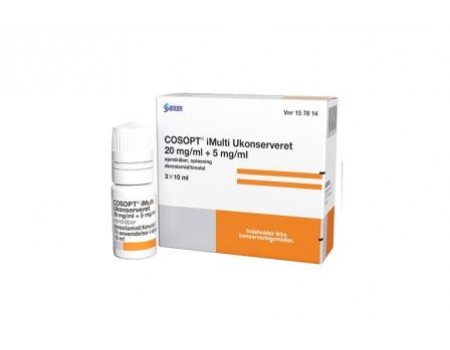 COSOPT iMulti 25 mg. 10 ml